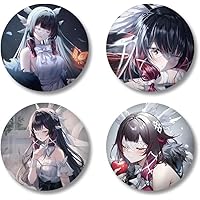 Amazon.co.jp: 原神 少女 コロンビーナ 缶バッジ 愚人衆執行官 4